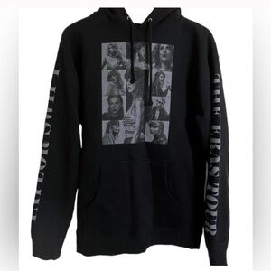 Black Graphic Hoodie